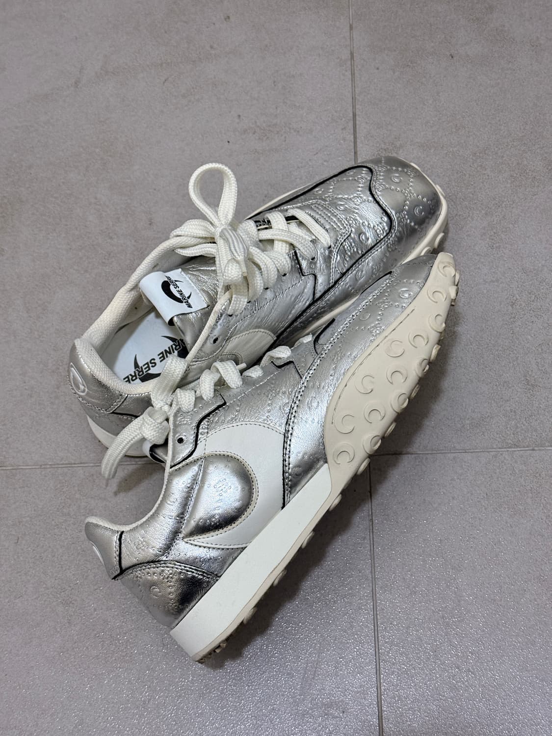 Marine Serre 마린세르 실버 스니커즈 41 상품이미지2