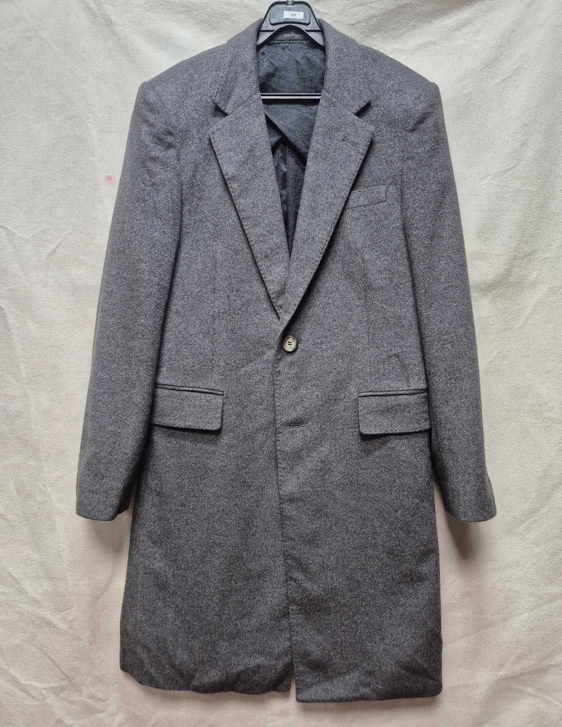 우영미 솔리드옴므 캐시미어 코트 상품이미지1