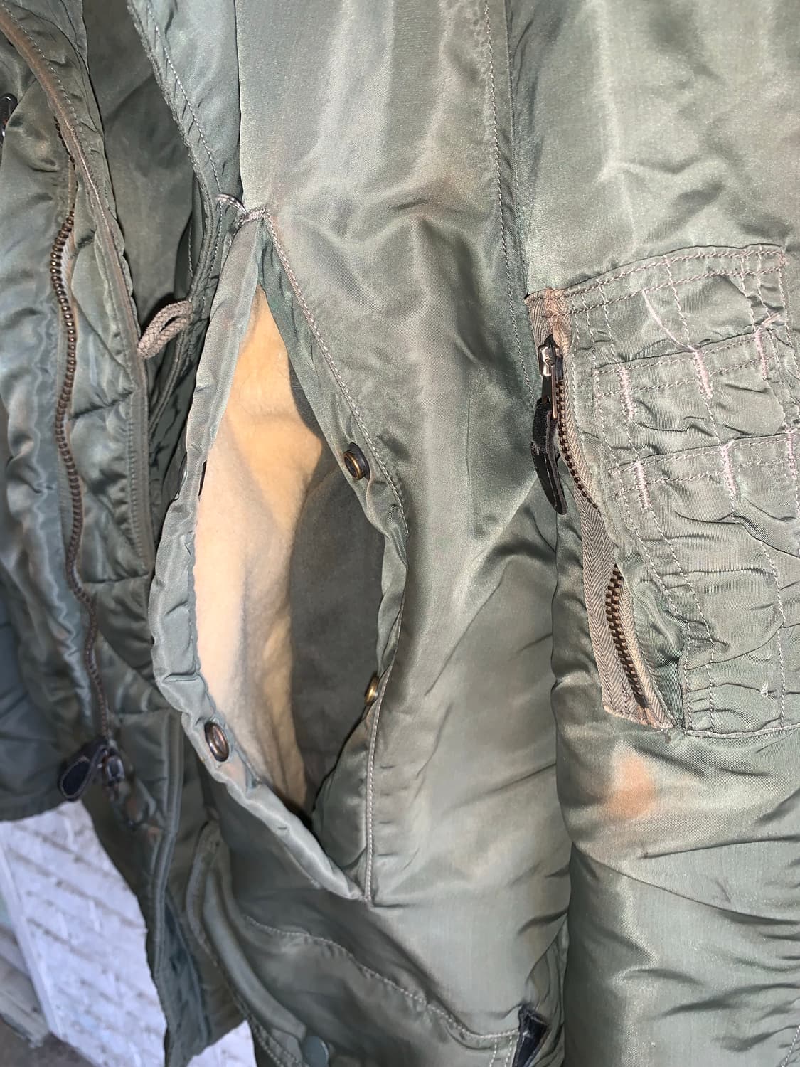 60년대 미공군 n-3b 파카 100 상품이미지8