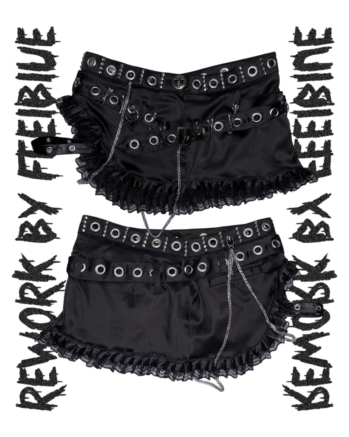 REWORK 032  CHAIN BURN GRUNGE PUNK SET 상품이미지4