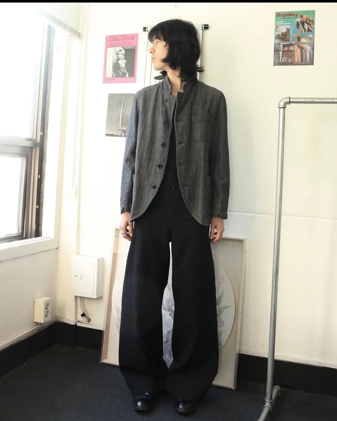 꼼데가르송 듀스 스탠딩 칼라 블레이저 상품이미지3