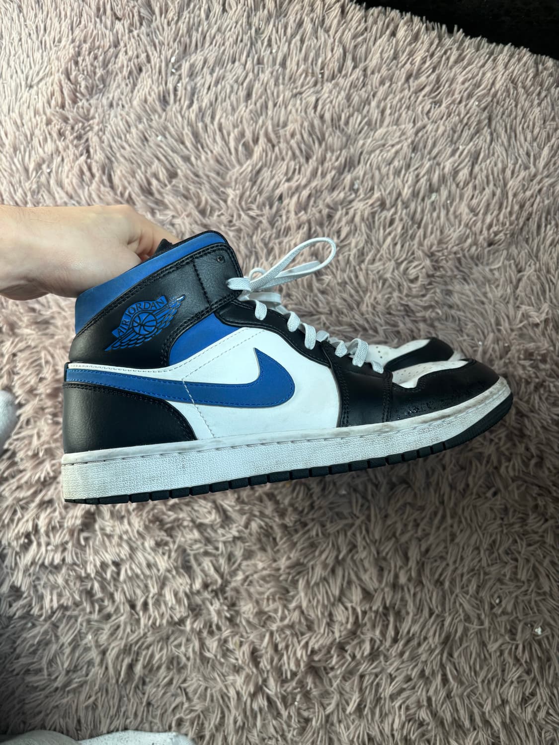 나이키 조던 1 미드 레이서 블루 260 상품이미지4