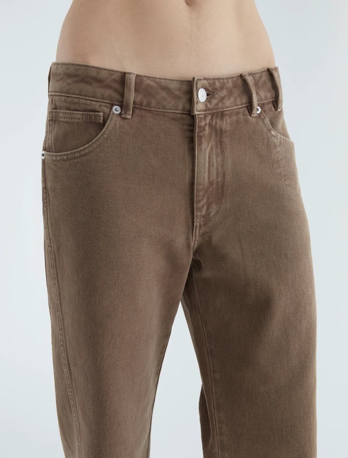 [36,38]팔로마울 Reyno 데님팬츠/브라운 상품이미지1