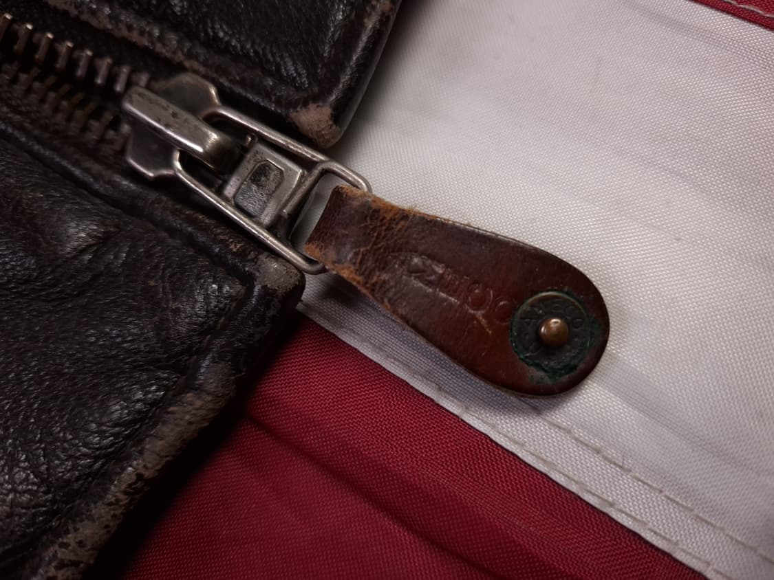 오리지날 아메코 미해군 G-1 리얼레더 항공점퍼 상품이미지5