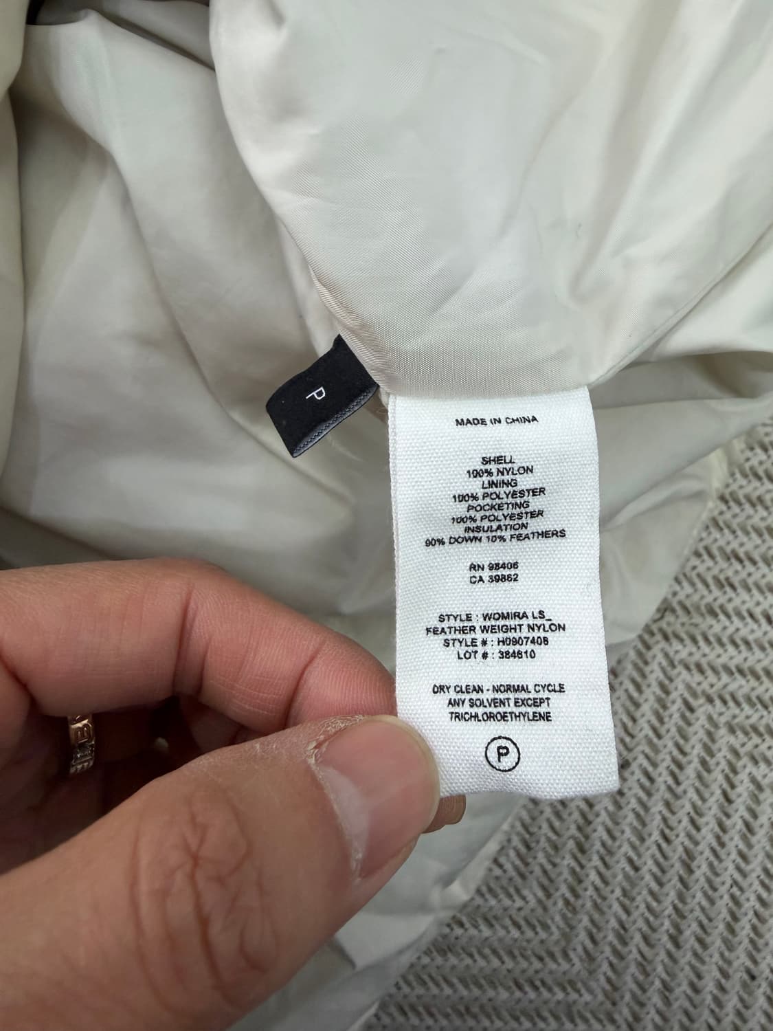 정품) 띠어리 여성 롱패딩 P 상품이미지7