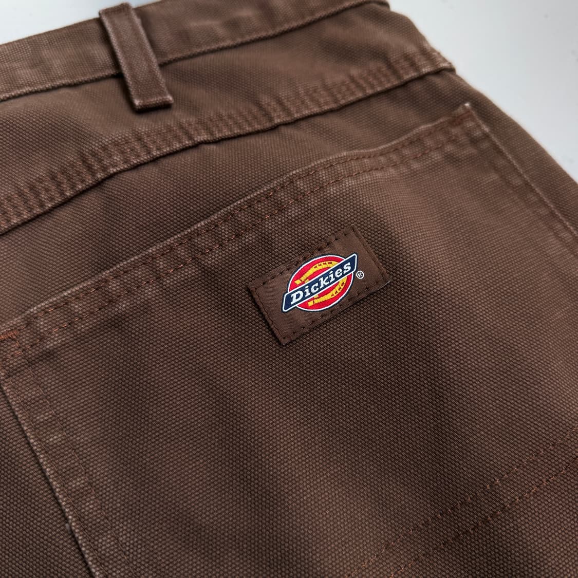 디키즈 OG 카펜처 덕캔버스 와이드 워크팬츠 브라운 상품이미지6