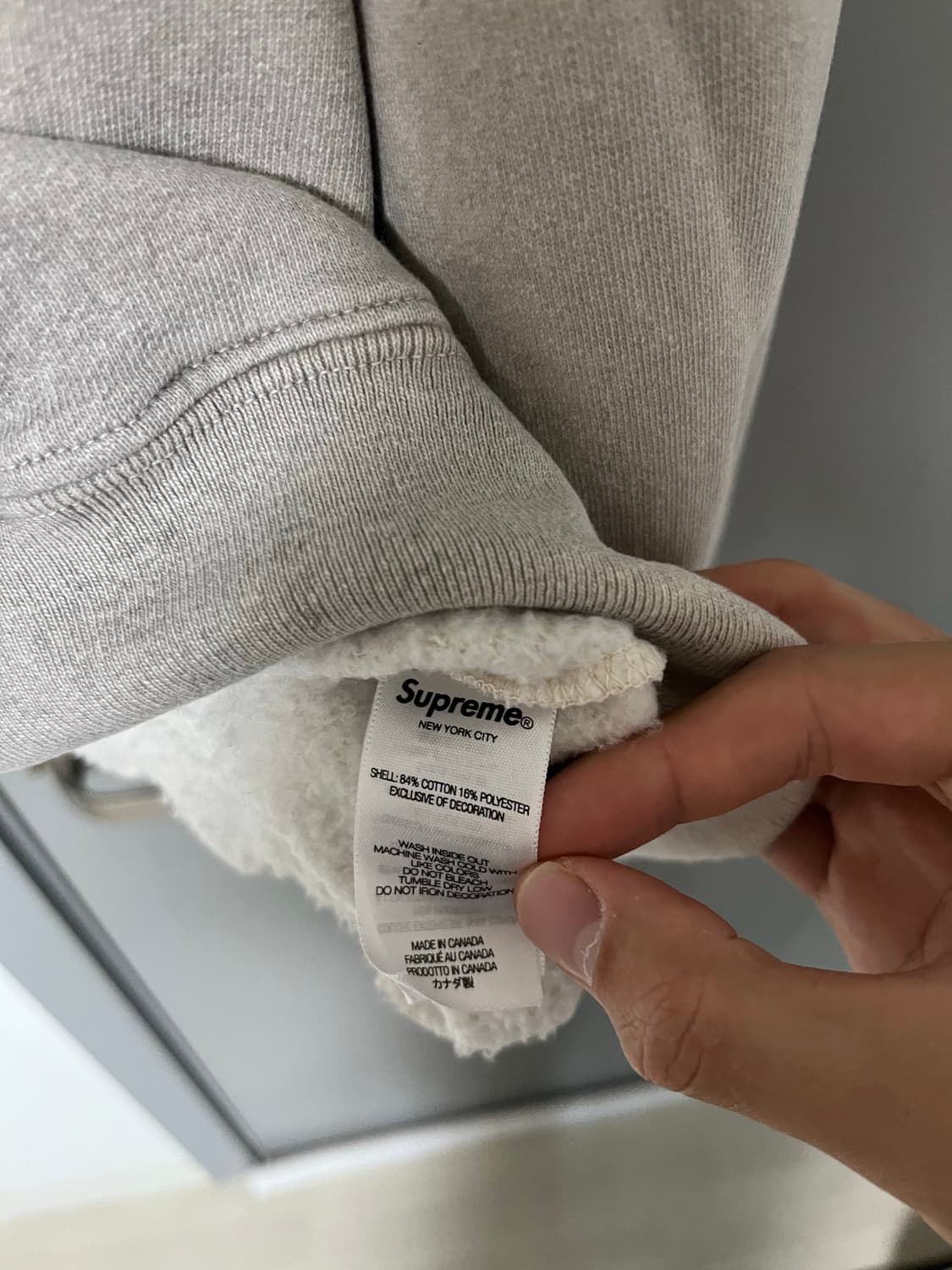 슈프림 23ss 오버다이드 S로고 후디 M 상품이미지7