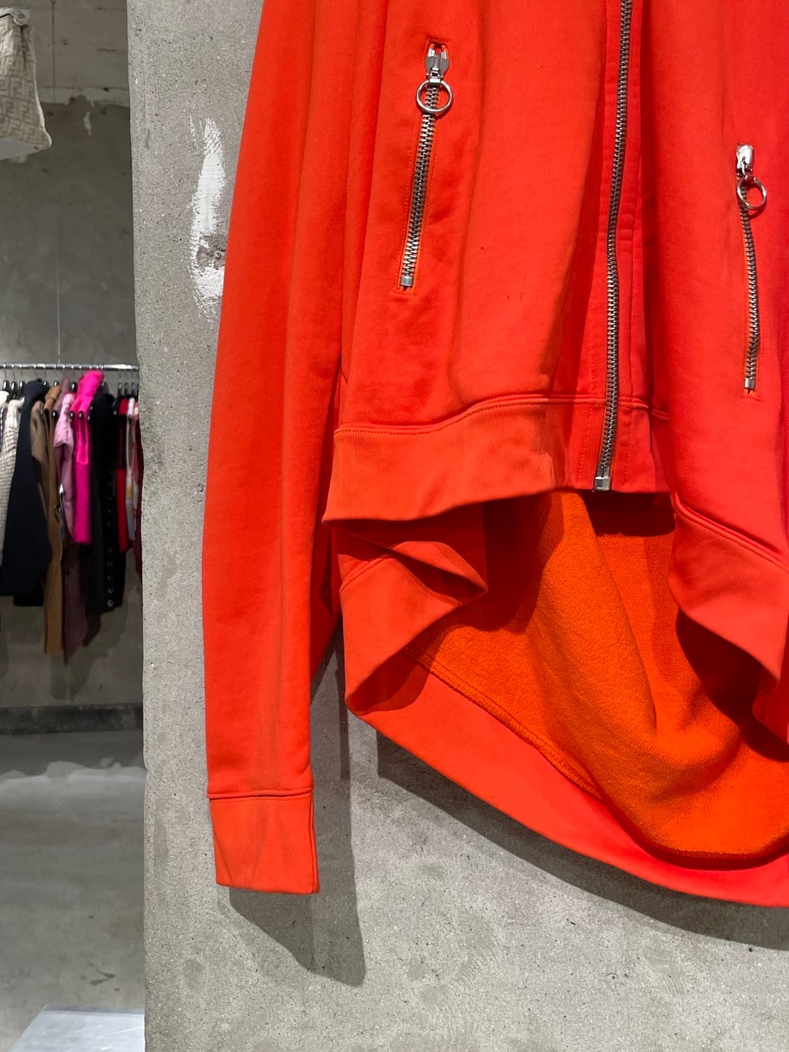 마르케스 알메이다 오렌지 에이시머트리컬 휴지 집업 자켓 상품이미지4