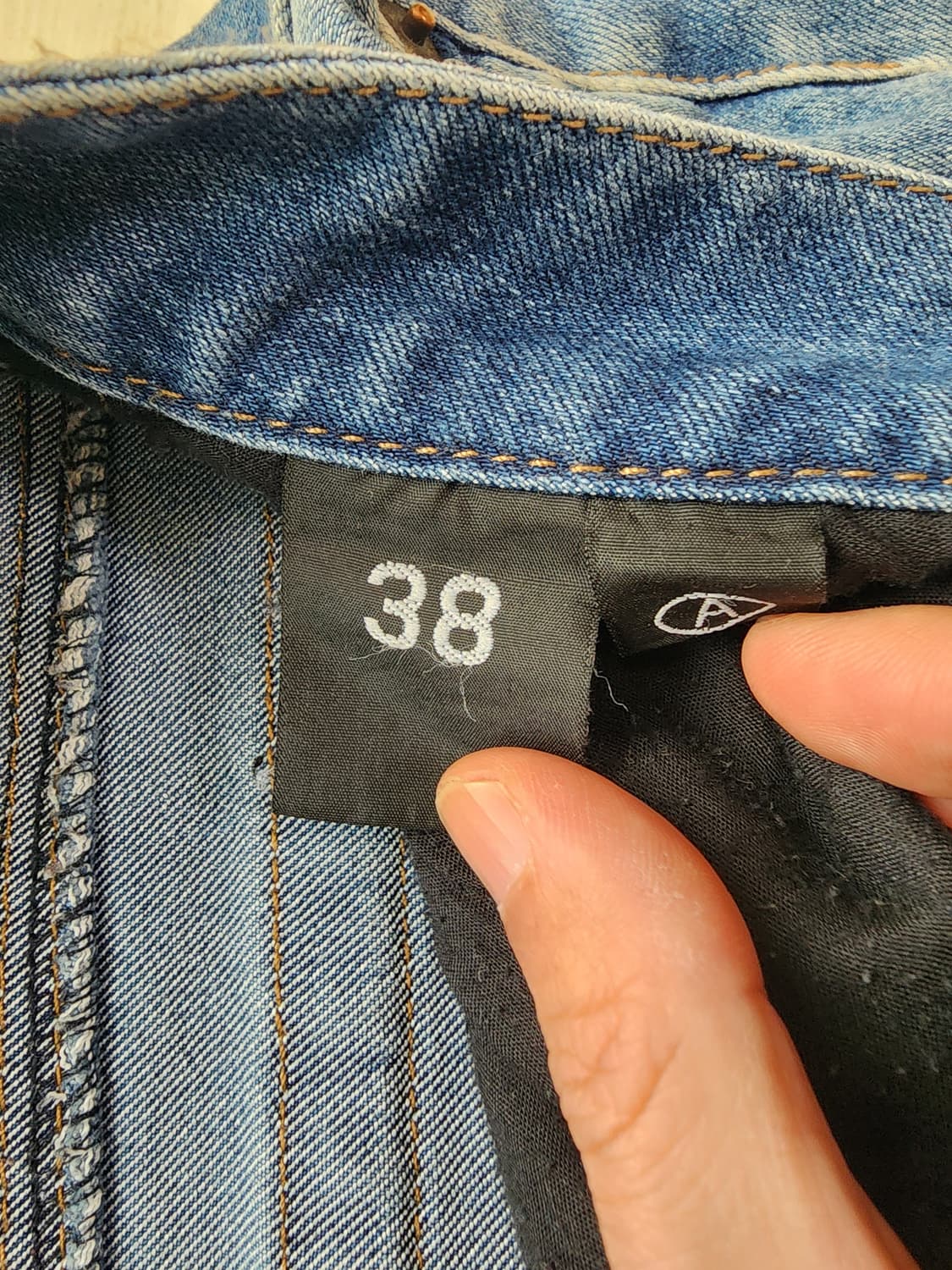 MUT JU BRU 워싱 데님 팬츠 팜. 36~37인치 청바지 상품이미지6