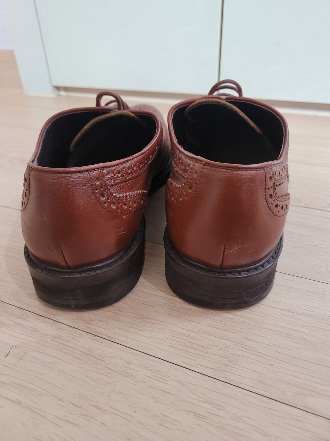 엘칸토 Elcanto 남자 윙팁 구두 로퍼 280 브라운 상품이미지5