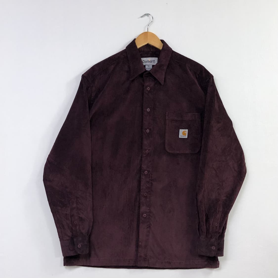 XL 칼하트 벨벳 버건디 남방 상품이미지2