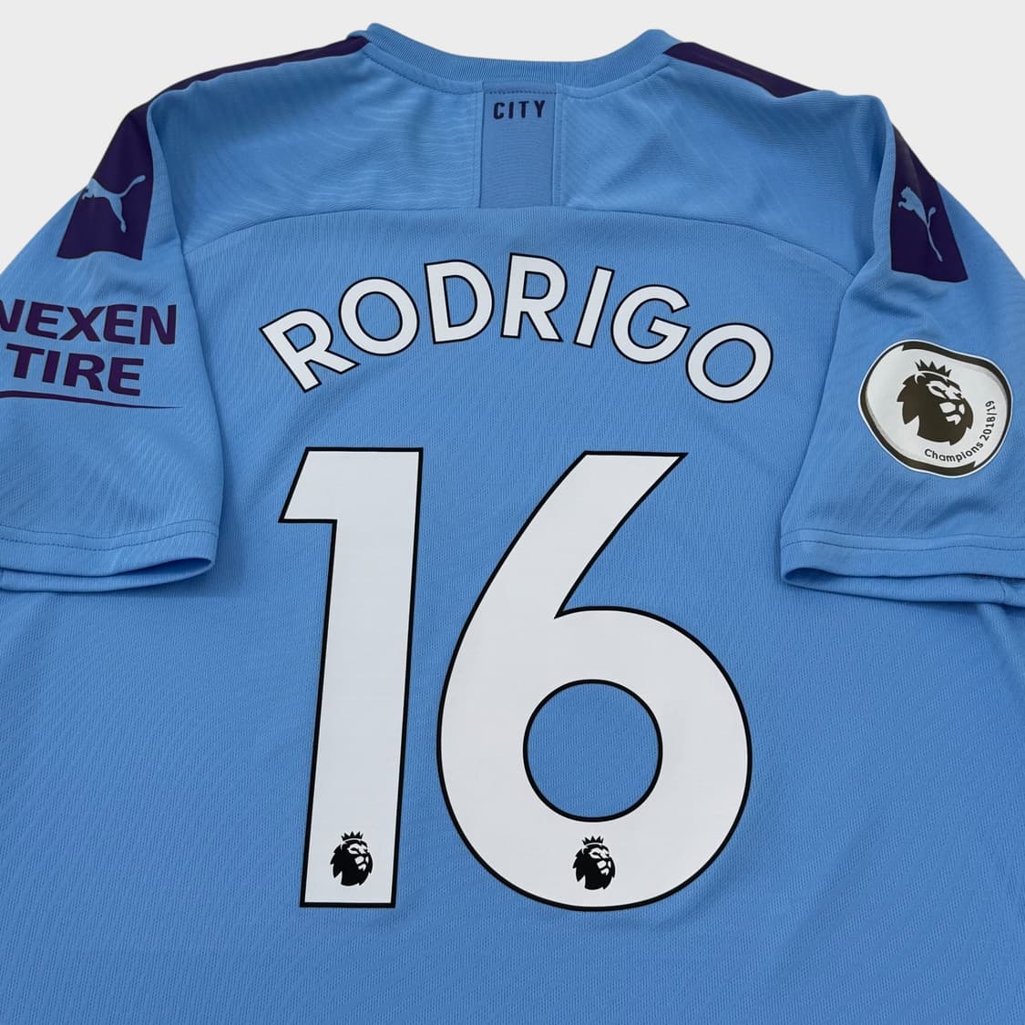 19-20 맨체스터 시티 홈 No.16 로드리 상품이미지7