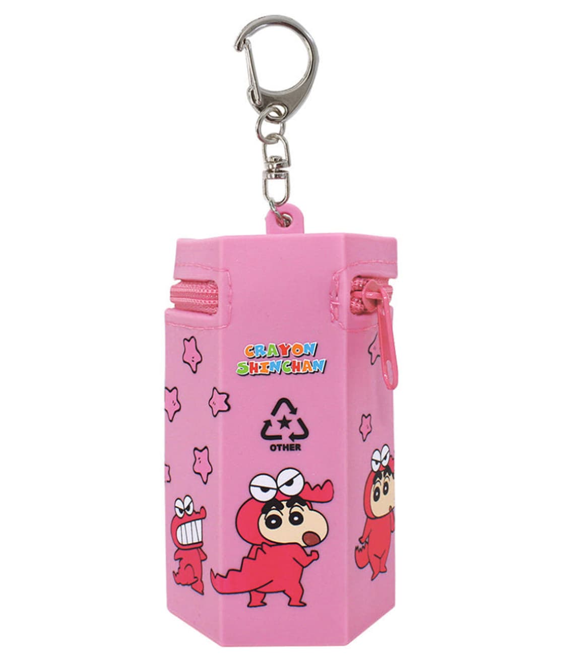 크레용신짱 짱구는 못말려 실리콘 초코비 미니 파우치 키링 상품이미지3