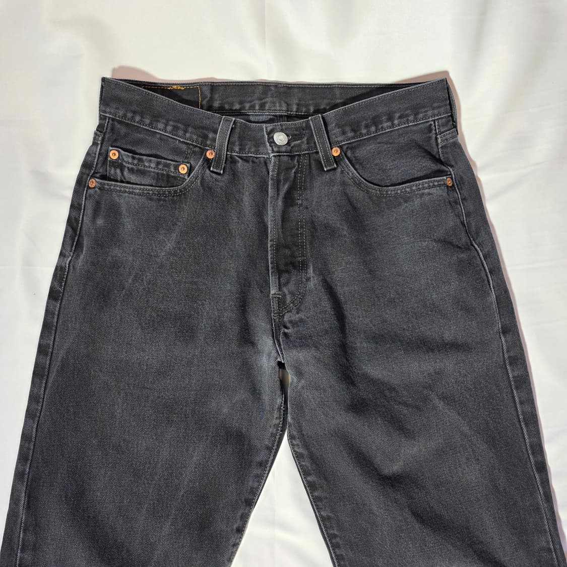 [W33L32]리바이스 501 블랙 데님 팬츠 상품이미지2