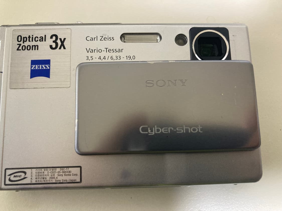 소니 사이버샷 DSC-T7 디지털 카메라 디카 상품이미지3