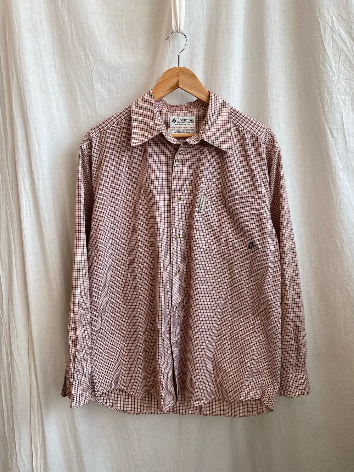 COLUMBIA 체크 셔츠(MEN M) 상품이미지1