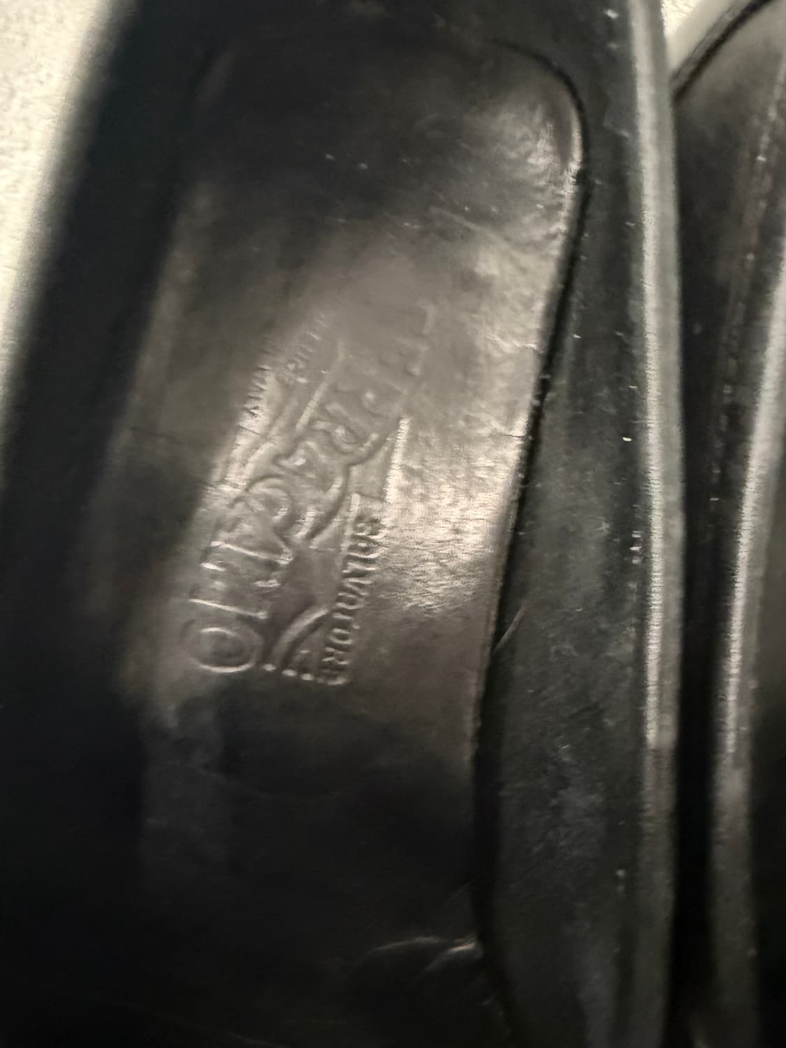 살바토레 페라가모 남성 블랙 로퍼 6.5EE 245-250 상품이미지6