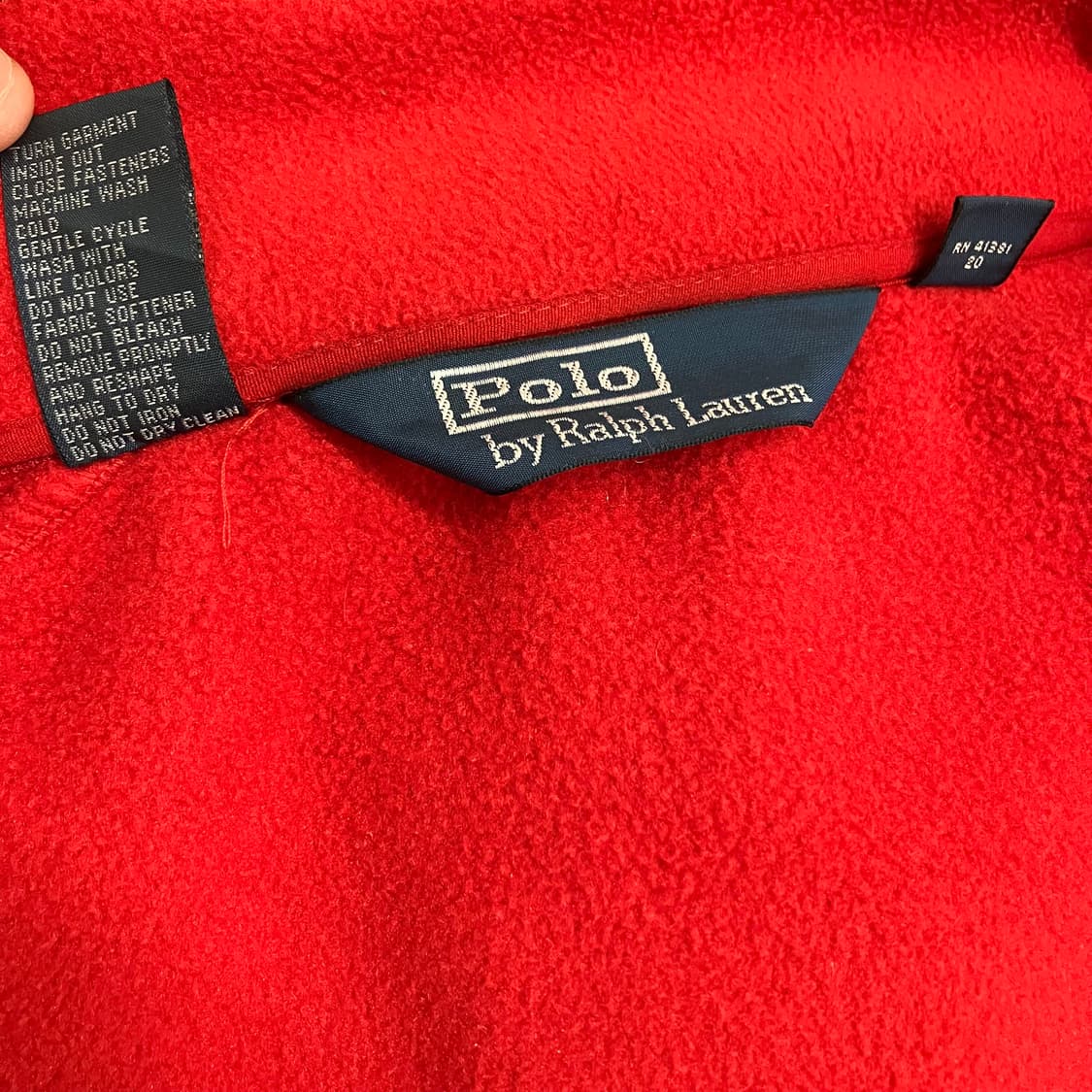 N176 bigsize 3xl 폴로 후리스 플리스 상품이미지4