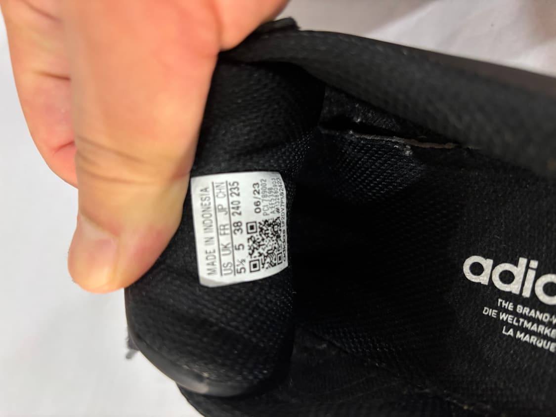 아디다스 슈퍼스타 검흰 240 상품이미지8