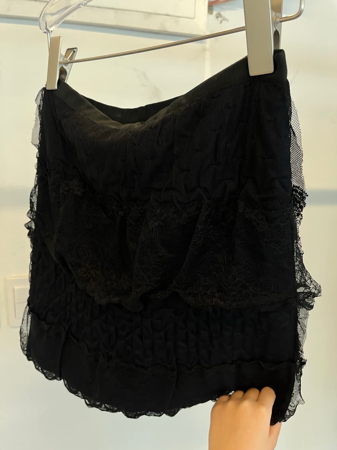 Sacai luck lace mini skirt 상품이미지3