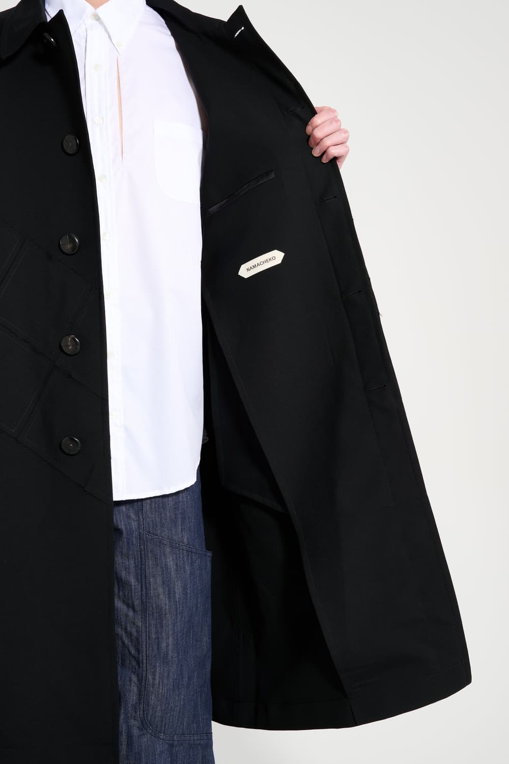 나마체코 패치워크 코트 상품이미지3