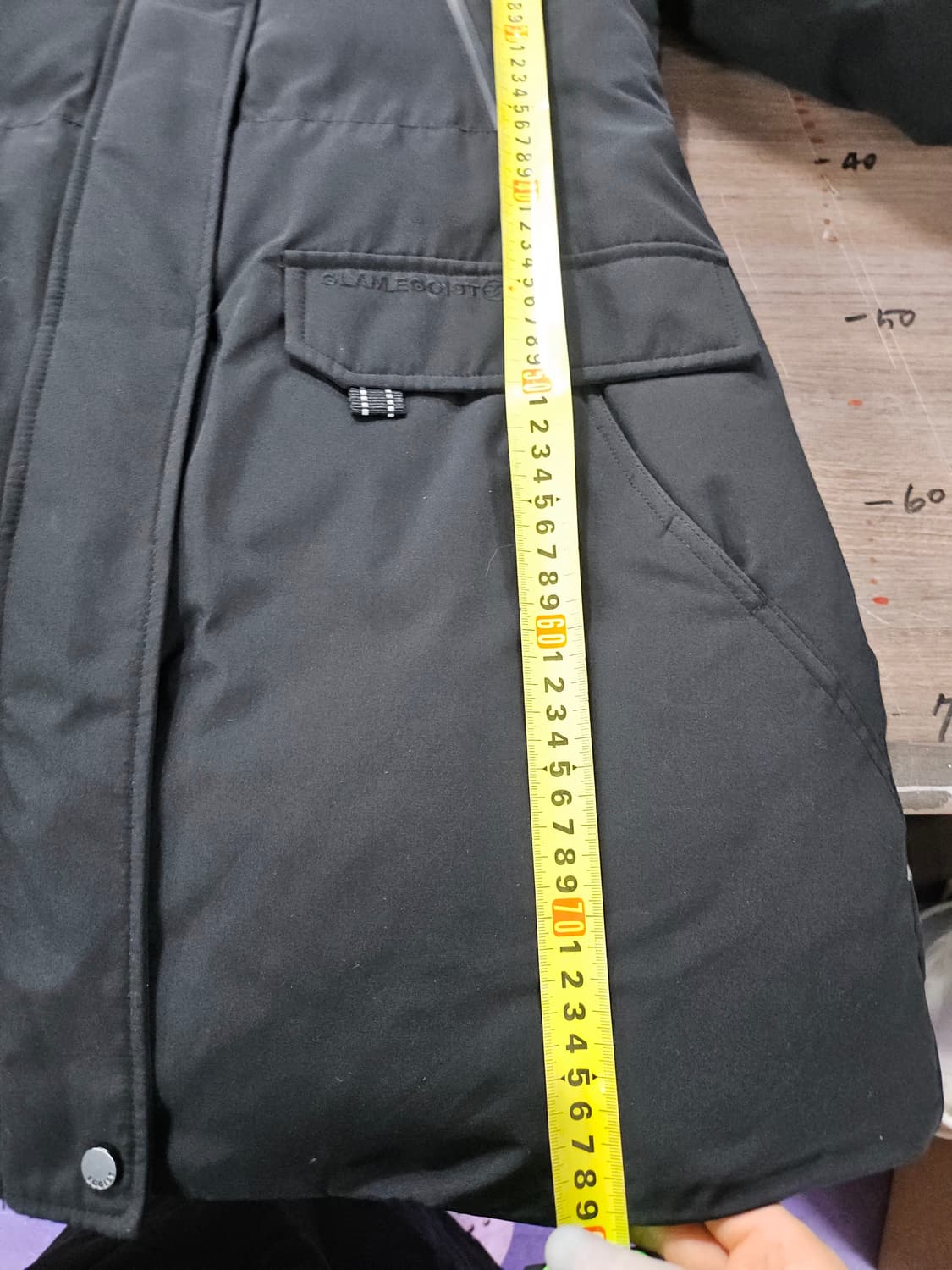 에고이스트 폭스퍼 블랙 패딩 55 후두일체형 상품이미지10