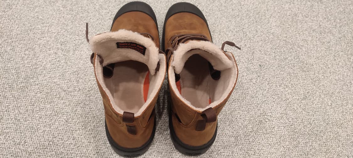 팔라디움 팜파 방수 털 부츠 브라운 280mm 새상품 상품이미지6