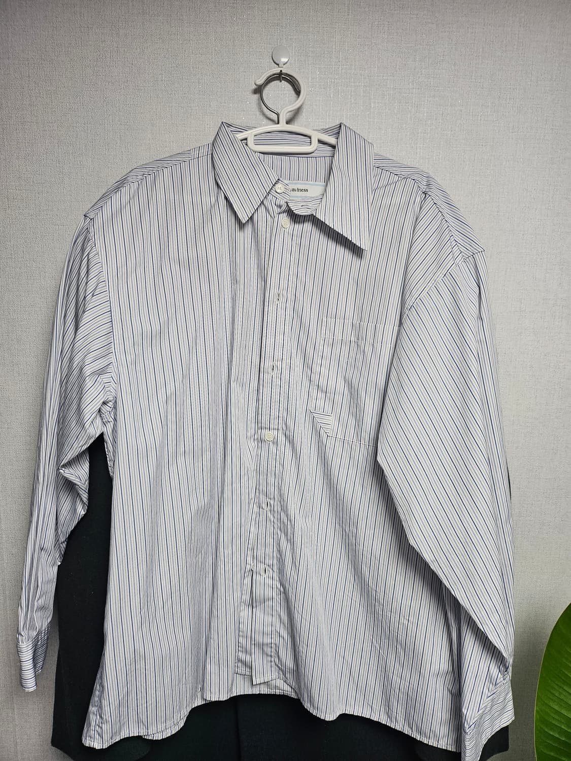 2사이즈)웨이비니스 오리가미 셔츠 오션블루 상품이미지1