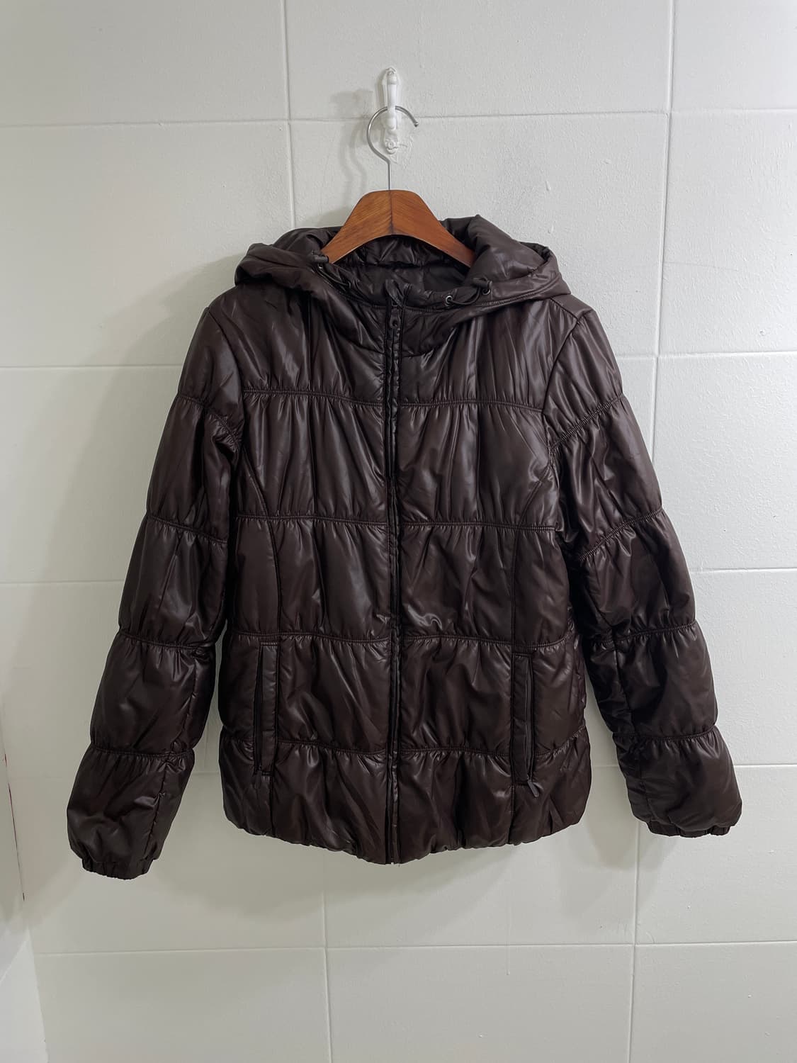 빈티지 노턴 브라운 카모 캐주얼 스트릿 코디 세트 상품이미지4