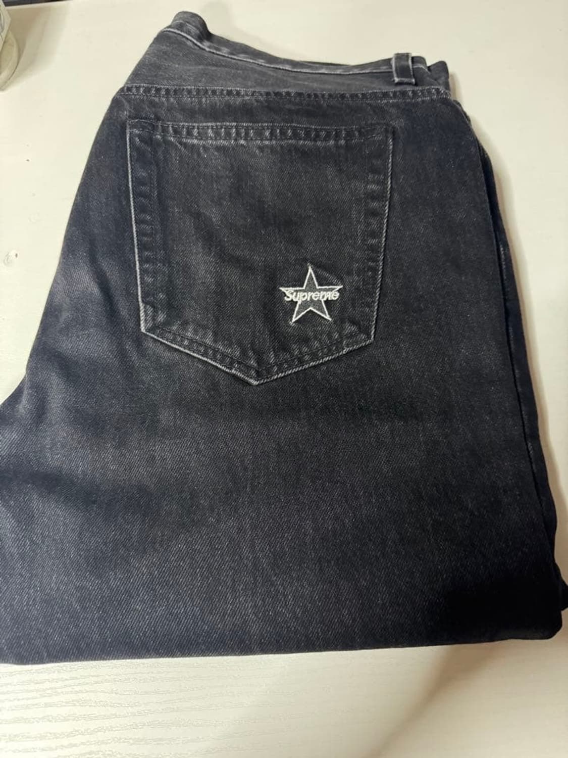 [30]슈프림 레귤러진 블랙 상품이미지1