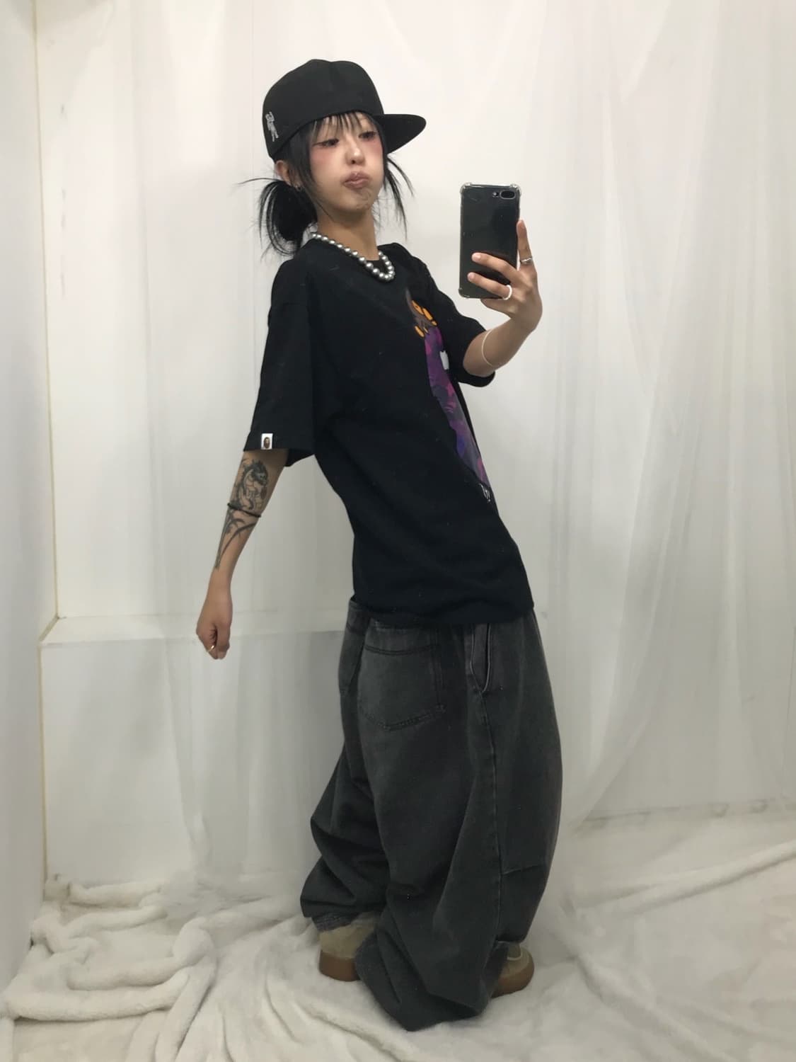 < Bape & BabyMilo Printing T-shirt > 상품이미지4