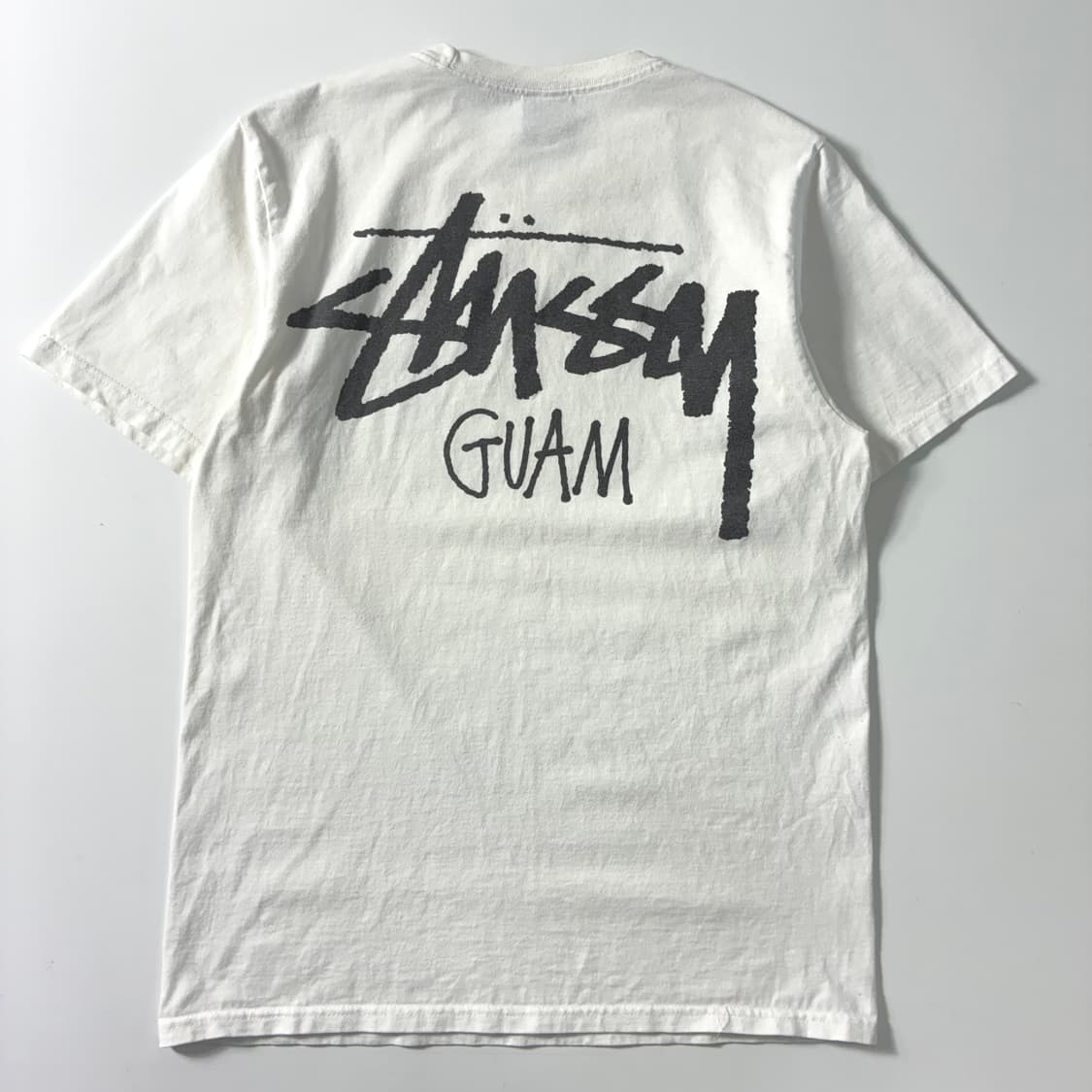 Stussy  스투시 스탁 괌 화이트 반팔티셔츠   상품이미지2