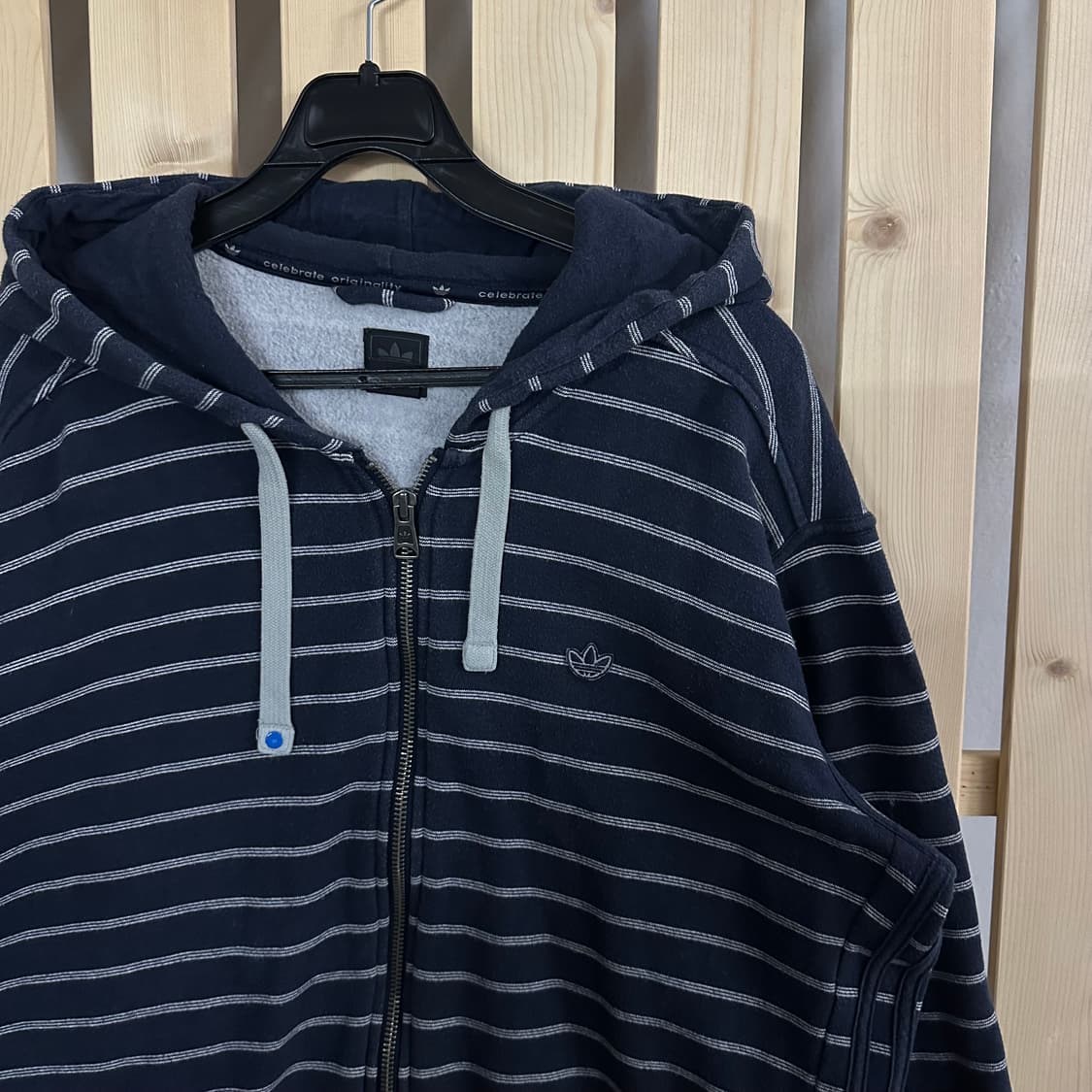 (L) 아디다스 네이비 스프라이트 후드집업 상품이미지4