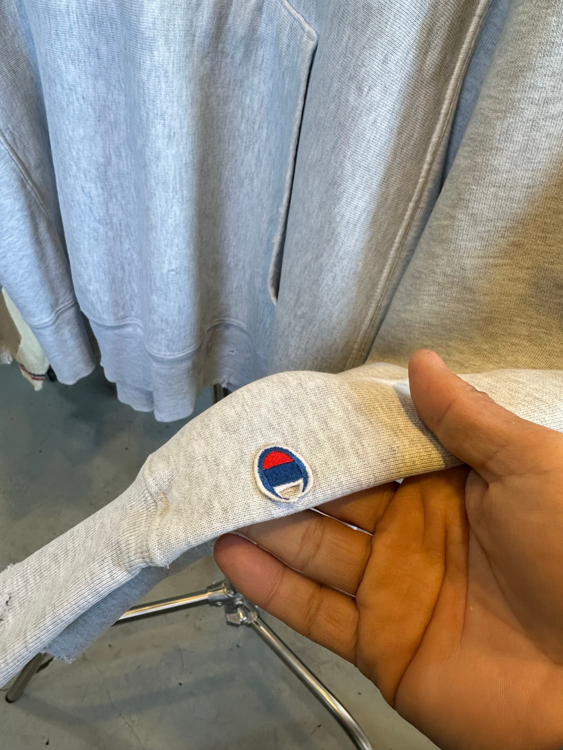 챔피온 리버스위브 데미지 스웻 후드 상품이미지7