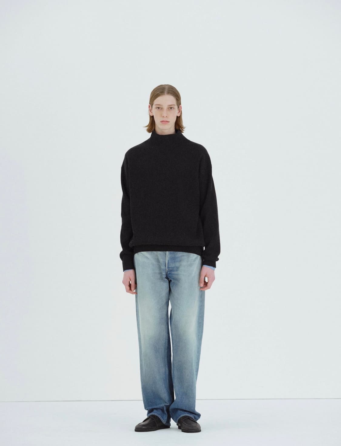 오라리 25FW 셀비지 페이디드 와이드 데님 36 상품이미지2