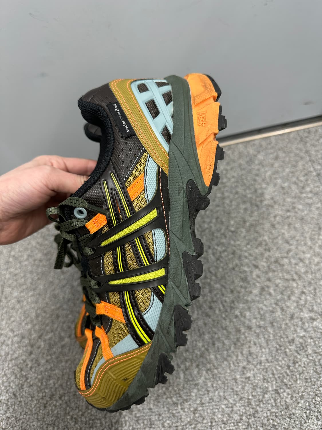 아식스 x 앤더슨벨 젤 소노마 15-50 올리브 오일 다크 브라운 상품이미지3