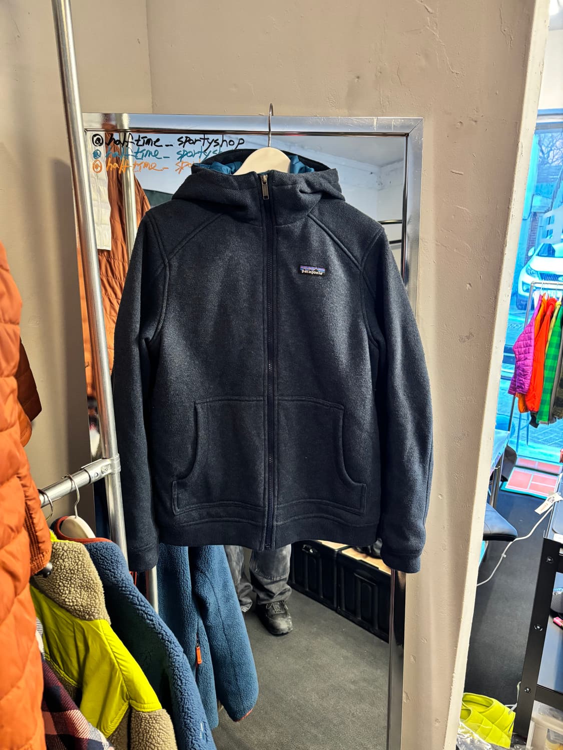 파타고니아 안감 패딩 후드집업 상품이미지1