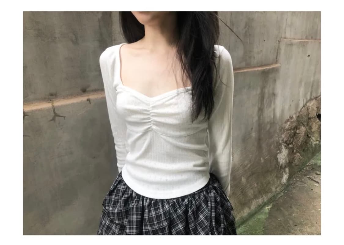 미스티 펀칭 라인 티 상품이미지2