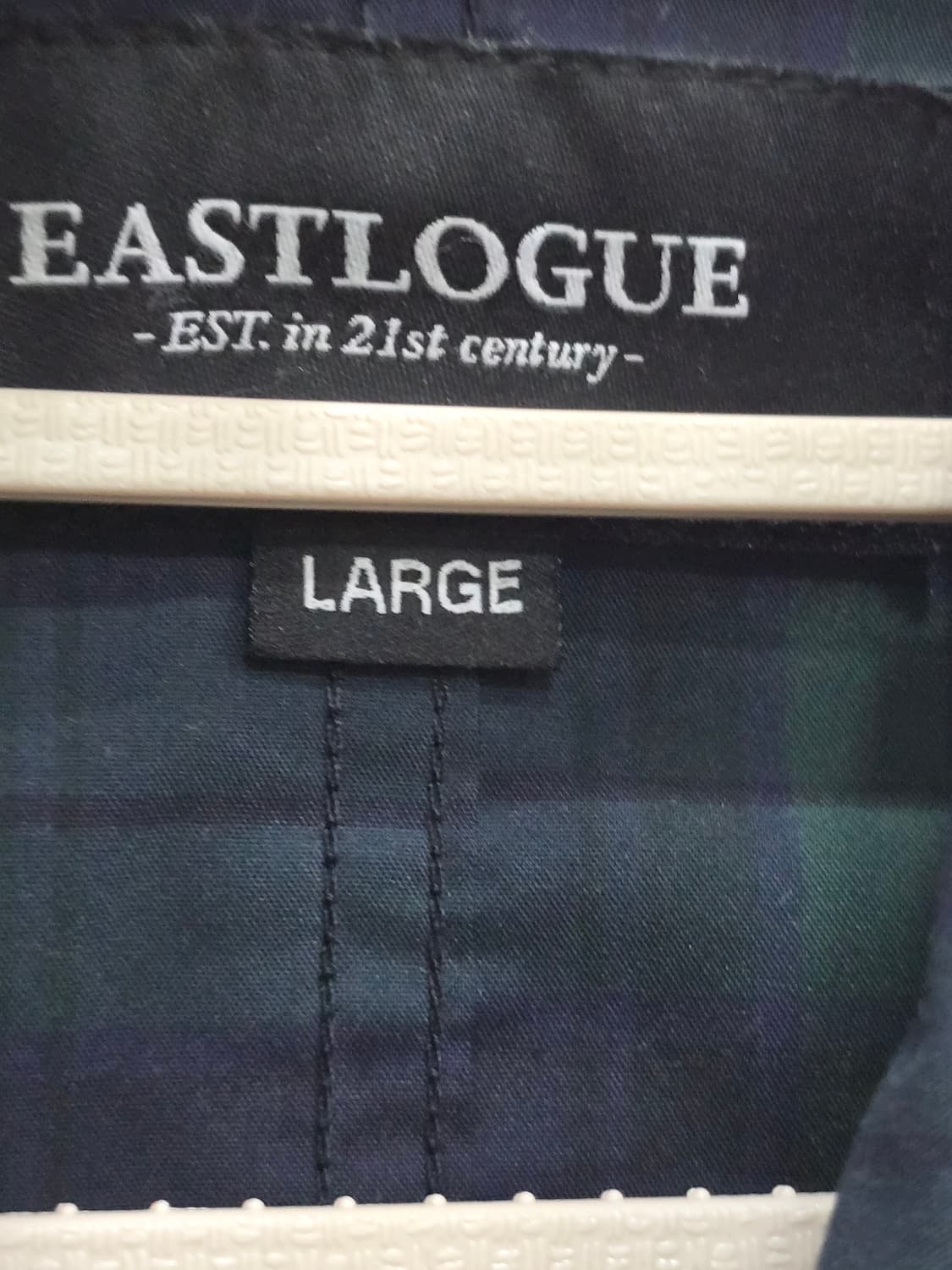 EASTLOGUE 이스트로그 블랙워치 체크 집업 자켓 상품이미지3