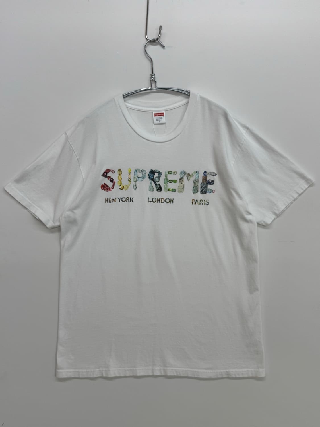 슈프림 락스 티셔츠 화이트 18SS 상품이미지1