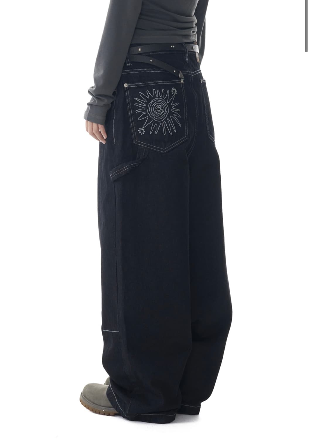 AAKAM Needlework Carpenter Denim Pants 상품이미지1