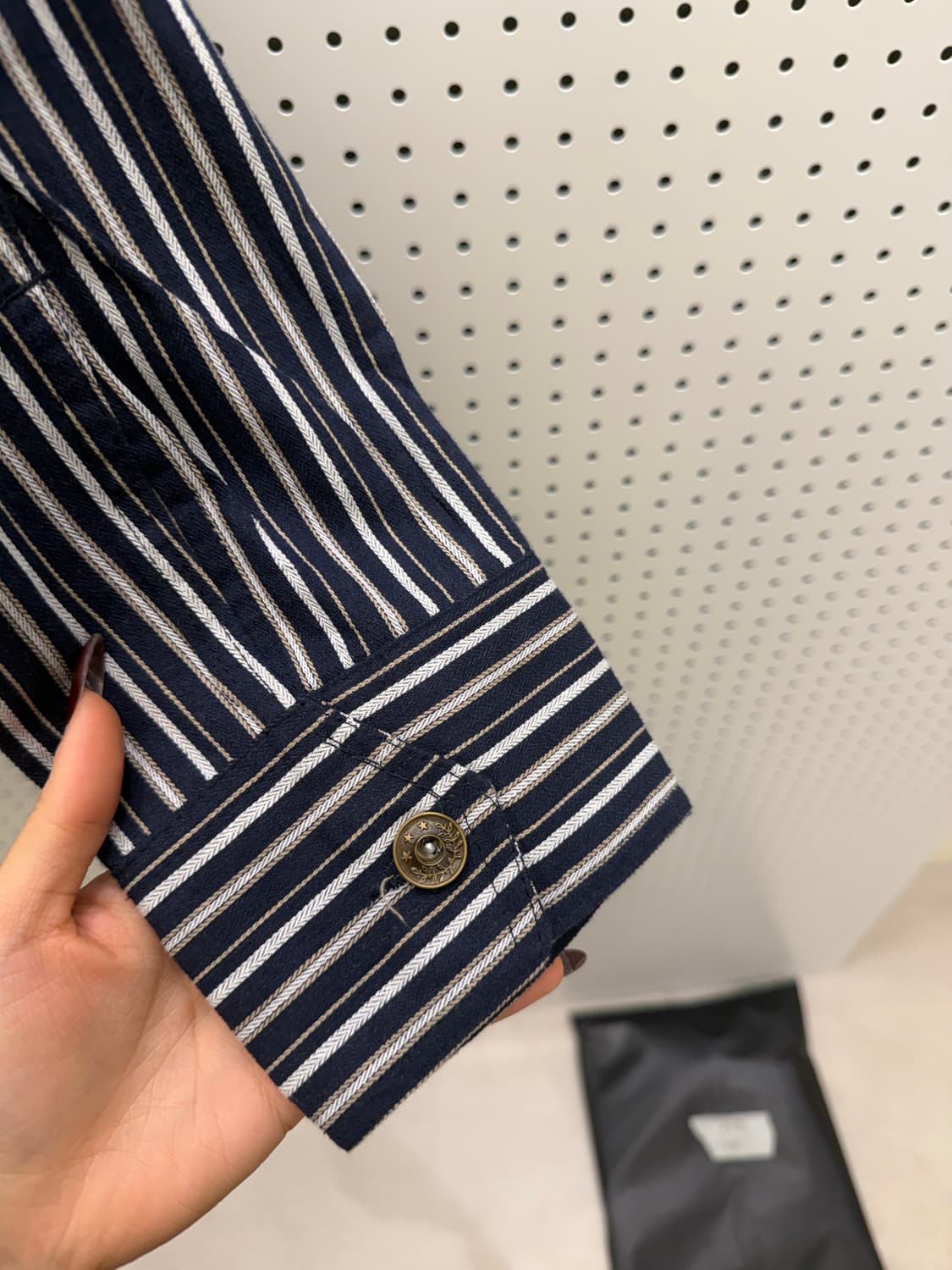 빌랜드 빈티지 스트라이프 패턴 셔츠 자켓 U1634 상품이미지4