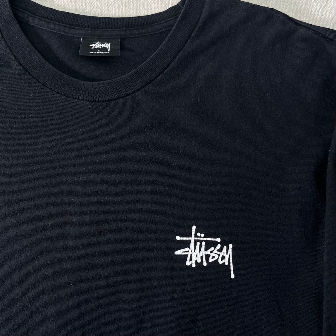 105 스투시 베이직 빅로고 롱슬리브 티셔츠 상품이미지3