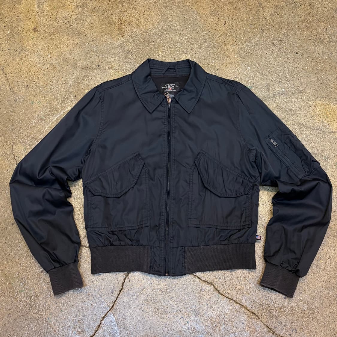 00s 미국 빈티지 폴로랄프로렌 폴로진스 항공점퍼 자켓  상품이미지1