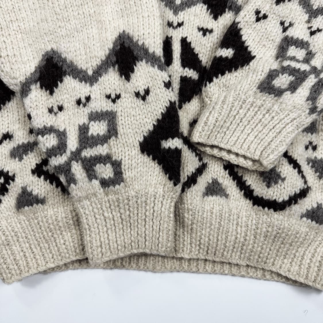 JPN 재팬빈티지 루돌프 코위찬 니트 M 상품이미지3