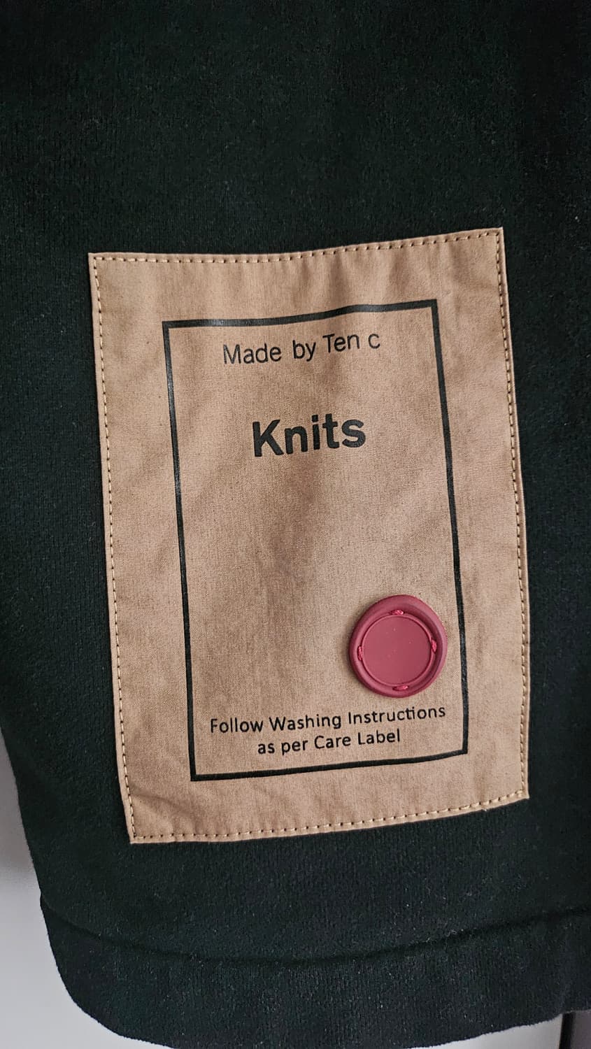 [SET] Ten C 텐씨 가먼트 다이드 원포켓 후드 셋업 Black  상품이미지3