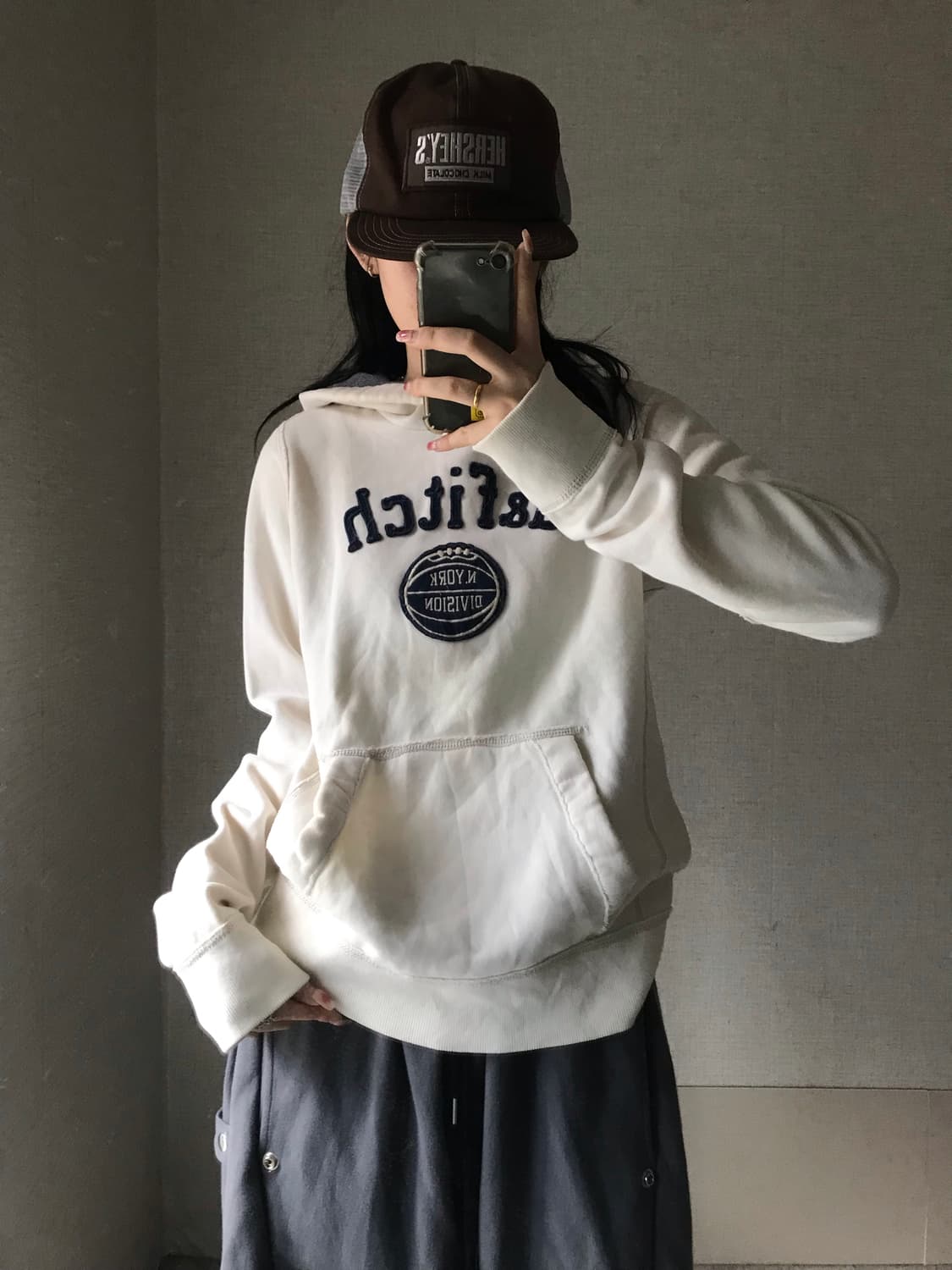 아베크롬비 아이보리 후드티 상품이미지2