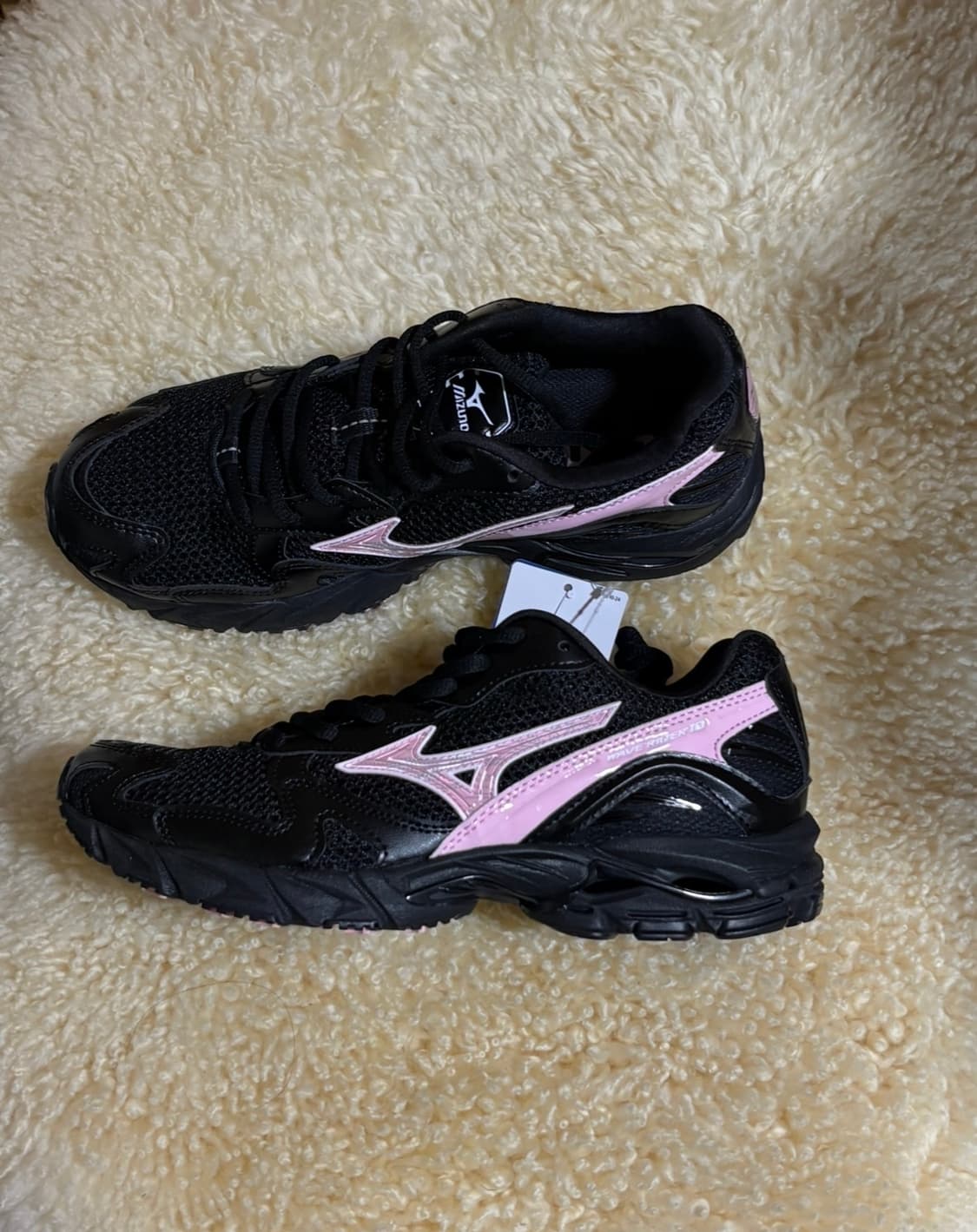 미즈노 웨이브 라이더 네온핑크 한정판 240  (실사 o) 상품이미지8