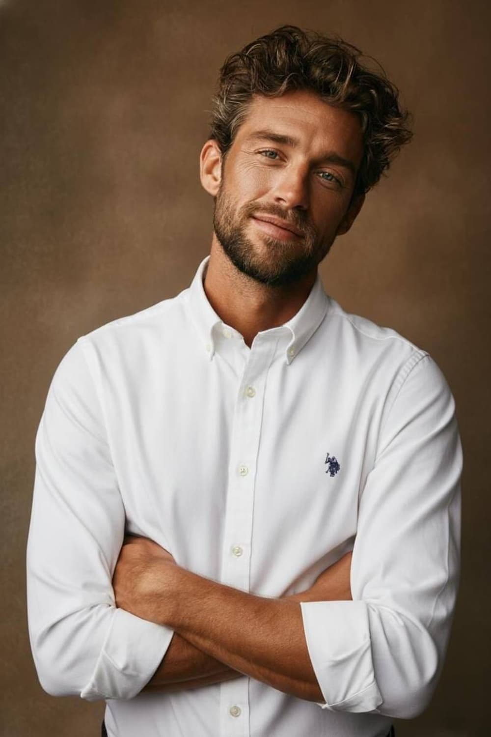 U.S. POLO ASSN. 클래식 화이트 옥스포드 셔츠 상품이미지1