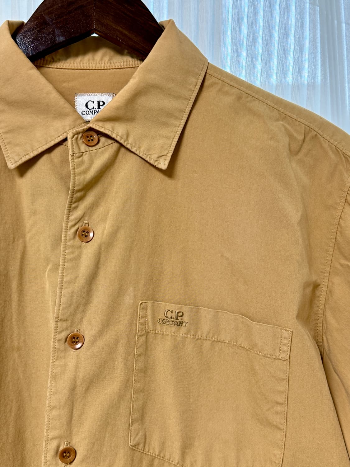 C.P. Company 올드 카멜 오버셔츠 90s 상품이미지2